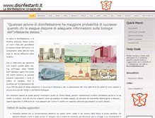 Tablet Screenshot of disinfestanti.it